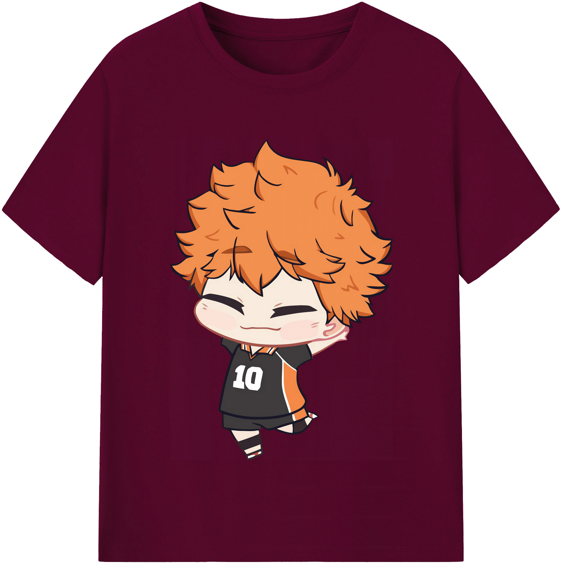（画像用） ハイキュー!! Haikyu!! レディースカジュアルプリントTシャツ（綿100％）
